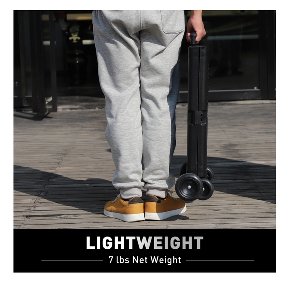 🆕 Collapsible Rolling Utility Cart - Picture 10 of 12